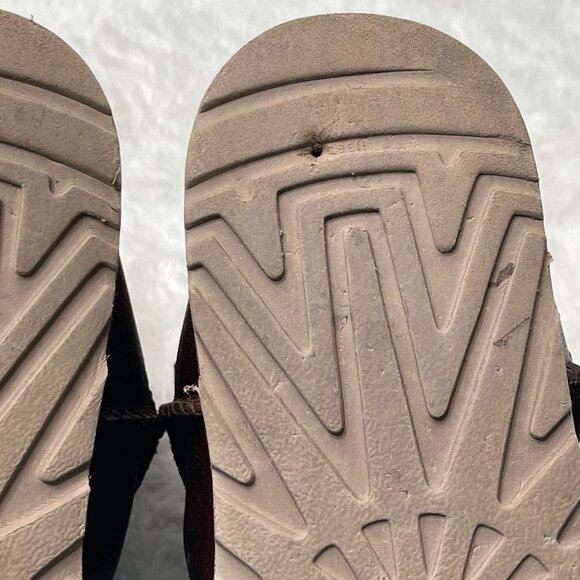 UGG #1008580 Women's Brown Classic Mini Double Zip Leather Boot Shoes Size 9 US - Picture 15 of 15